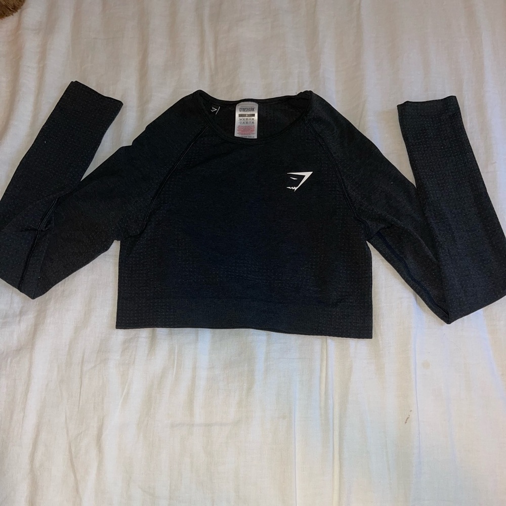 Gymshark Black Crop top